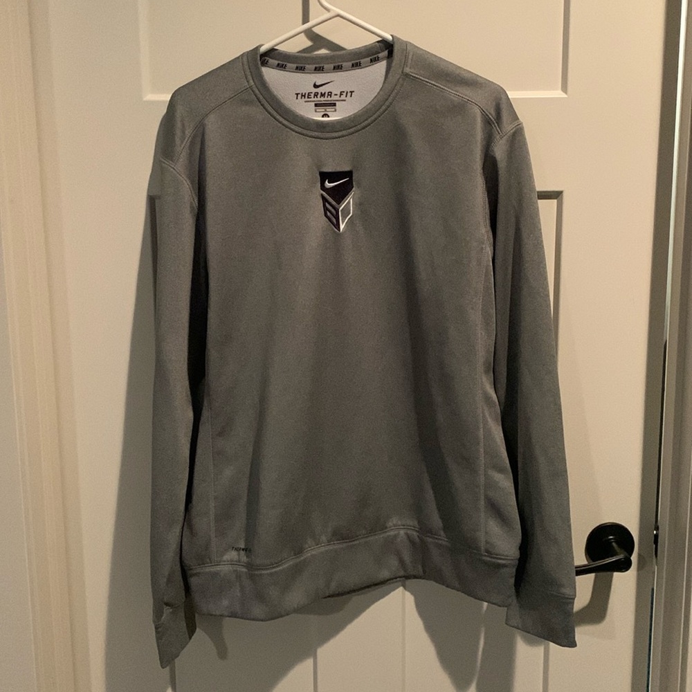 Nike Grey Therma Fit Crewneck